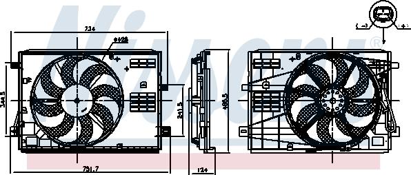 Nissens 850007 - Ventilator, hladjenje motora www.molydon.hr