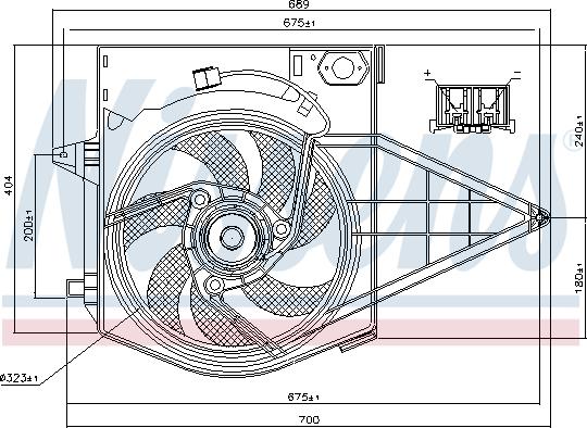 Nissens 85003 - Ventilator, hladjenje motora www.molydon.hr