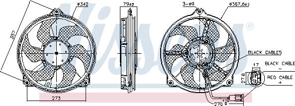 Nissens 850073 - Ventilator, hladjenje motora www.molydon.hr