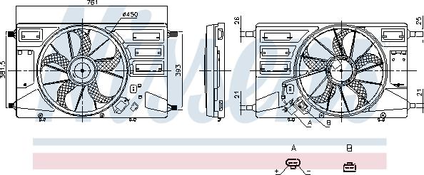 Nissens 850100 - Ventilator, hladjenje motora www.molydon.hr