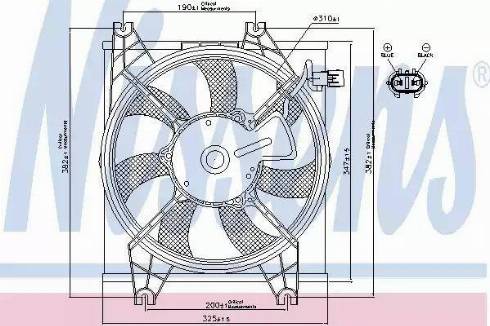 Nissens  85086 - Ventilator, hladjenje motora www.molydon.hr