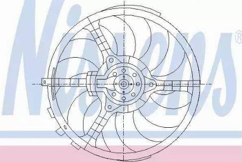 Nissens 85037 - Ventilator, hladjenje motora www.molydon.hr