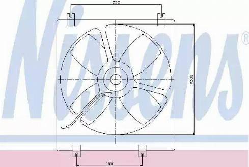 Nissens 85071 - Ventilator, hladjenje motora www.molydon.hr