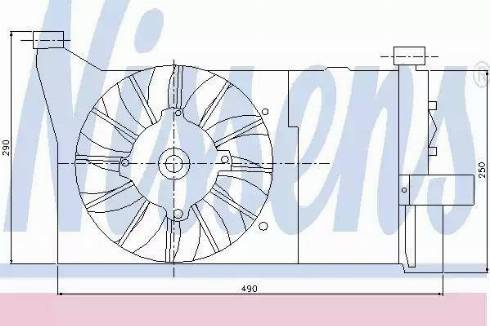 Nissens 85132 - Ventilator, hladjenje motora www.molydon.hr