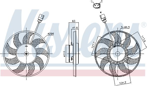 Nissens 85866 - Ventilator, hladjenje motora www.molydon.hr