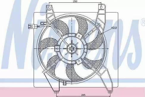 Nissens  85363 - Ventilator, hladjenje motora www.molydon.hr