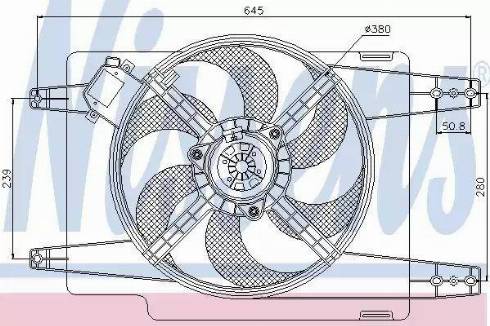 Nissens 85376 - Ventilator, hladjenje motora www.molydon.hr