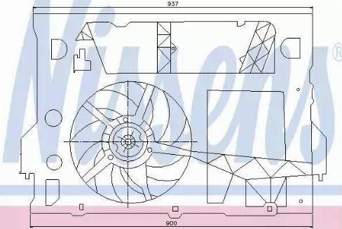 Nissens 85244 - Ventilator, hladjenje motora www.molydon.hr