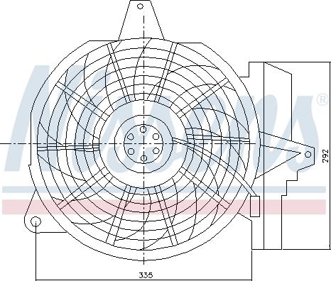 Nissens 85266 - Ventilator, hladjenje motora www.molydon.hr