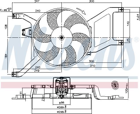 Nissens 85714 - Ventilator, hladjenje motora www.molydon.hr