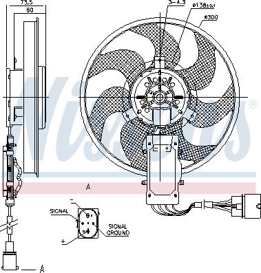 Nissens 85730 - Ventilator, hladjenje motora www.molydon.hr