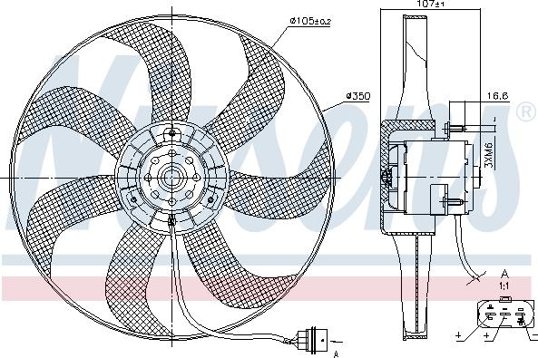 Nissens 85725 - Ventilator, hladjenje motora www.molydon.hr