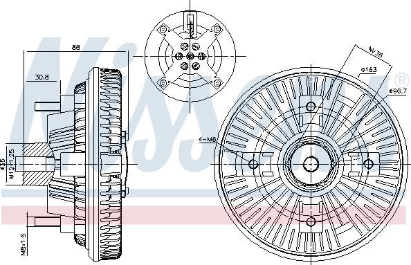 Nissens 86223 - Kvačilo, ventilator hladnjaka www.molydon.hr