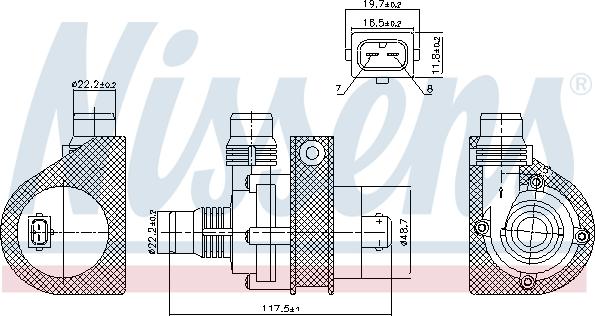 Nissens 831059 - Vodena pumpa www.molydon.hr