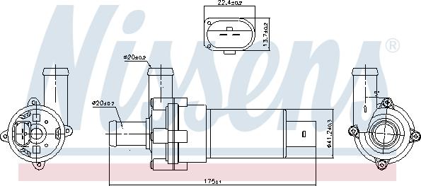 Nissens 831053 - Vodena pumpa www.molydon.hr