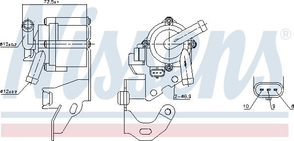 Nissens 831064 - Vodena pumpa www.molydon.hr