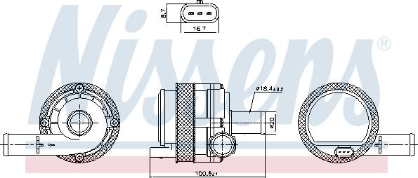 Nissens 831377 - Vodena pumpa www.molydon.hr