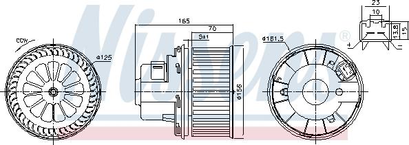 Nissens 87499 - Ventilator kabine/unutrasnjeg prostora www.molydon.hr