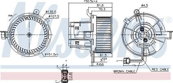 Nissens 87406 - Ventilator kabine/unutrasnjeg prostora www.molydon.hr