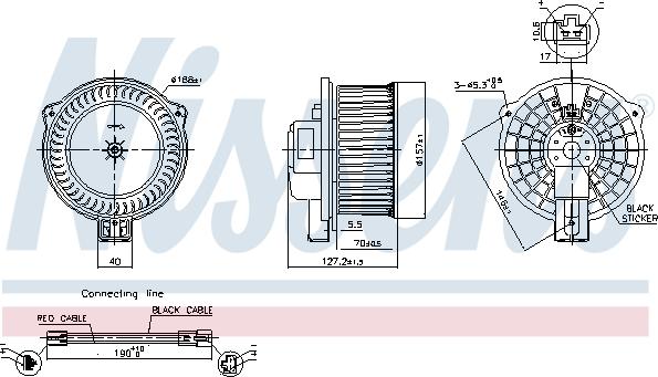 Nissens 87630 - Ventilator kabine/unutrasnjeg prostora www.molydon.hr