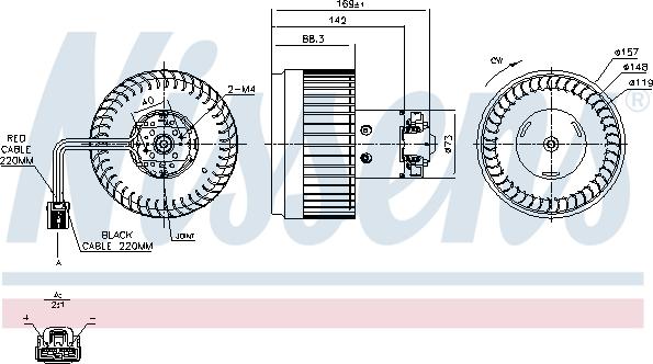 Nissens 87036 - Ventilator kabine/unutrasnjeg prostora www.molydon.hr