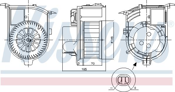 Nissens 87843 - Ventilator kabine/unutrasnjeg prostora www.molydon.hr