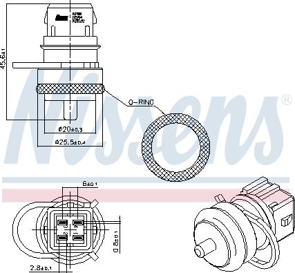 Nissens 207000 - Senzor, temperatura rashladne tekućinu www.molydon.hr