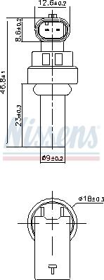 Nissens 207035 - Senzor, temperatura rashladne tekućinu www.molydon.hr