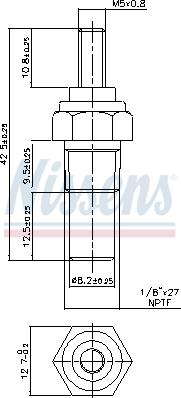 Nissens 207077 - Senzor, temperatura rashladne tekućinu www.molydon.hr