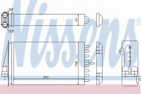 Nissens 70015 - Izmjenjivač topline, grijanje unutrasnjeg prostora www.molydon.hr