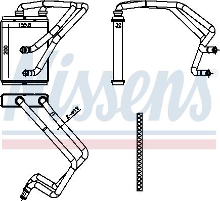 Nissens 707174 - Izmjenjivač topline, grijanje unutrasnjeg prostora www.molydon.hr