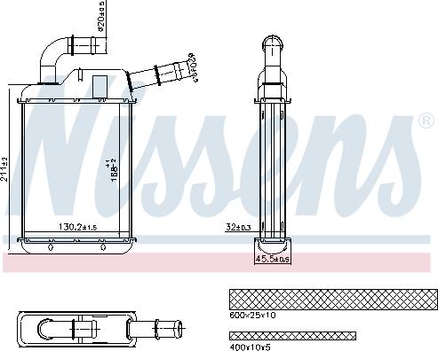 Nissens 707279 - Izmjenjivač topline, grijanje unutrasnjeg prostora www.molydon.hr