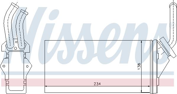 Nissens 71142 - Izmjenjivač topline, grijanje unutrasnjeg prostora www.molydon.hr