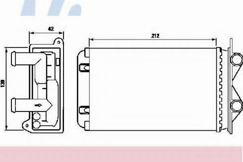 Nissens 73971 - Izmjenjivač topline, grijanje unutrasnjeg prostora www.molydon.hr