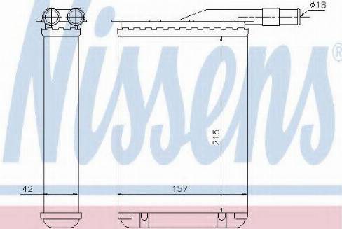 Nissens 73359 - Izmjenjivač topline, grijanje unutrasnjeg prostora www.molydon.hr