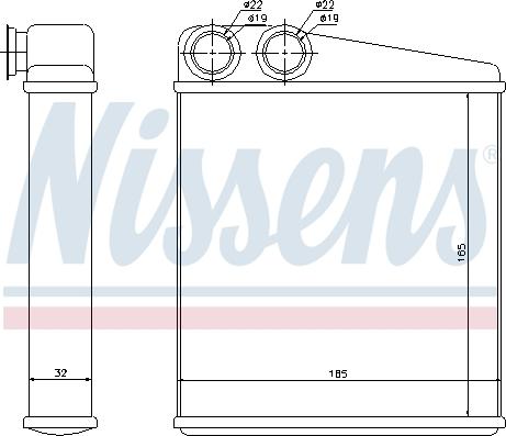 Nissens 72206 - Izmjenjivač topline, grijanje unutrasnjeg prostora www.molydon.hr