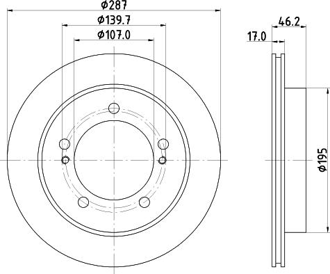 Nisshinbo ND9004 - Kočioni disk www.molydon.hr