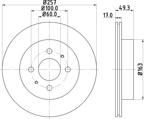 Nisshinbo ND9005K - Kočioni disk www.molydon.hr