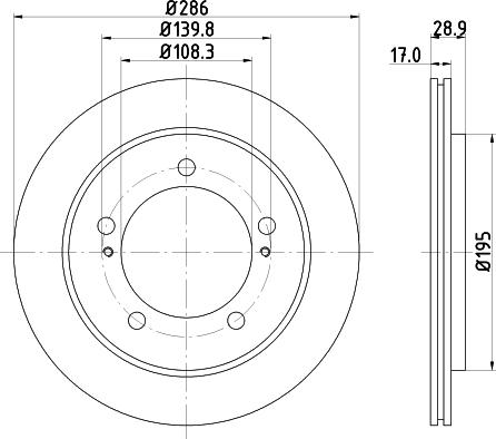 Nisshinbo ND9015 - Kočioni disk www.molydon.hr