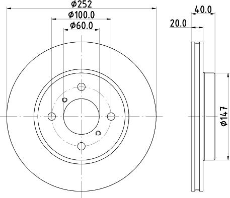 Nisshinbo ND9026 - Kočioni disk www.molydon.hr