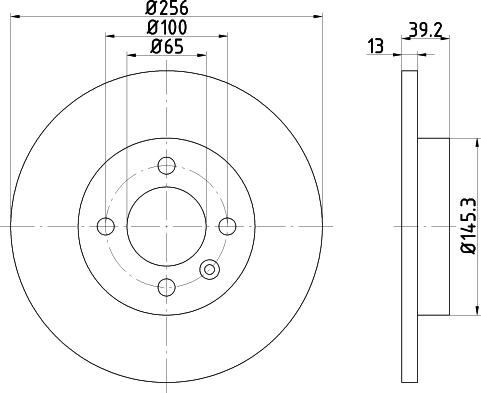 Nisshinbo ND5042 - Kočioni disk www.molydon.hr