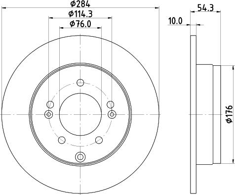 Nisshinbo ND6003K - Kočioni disk www.molydon.hr