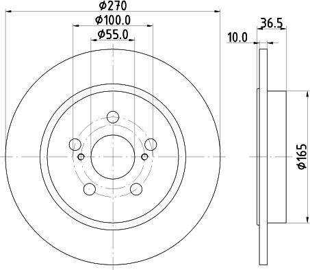 Nisshinbo ND1133K - Kočioni disk www.molydon.hr