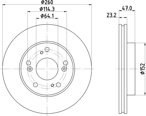 Nisshinbo ND8053K - Kočioni disk www.molydon.hr