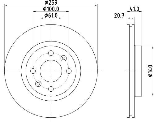 Nisshinbo ND2063 - Kočioni disk www.molydon.hr