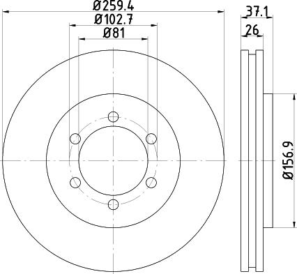 Nisshinbo ND2020 - Kočioni disk www.molydon.hr