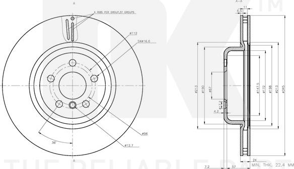 NK 3415116 - Kočioni disk www.molydon.hr