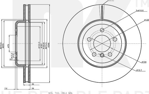 NK 3415122 - Kočioni disk www.molydon.hr