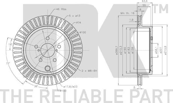 NK 314426 - Kočioni disk www.molydon.hr