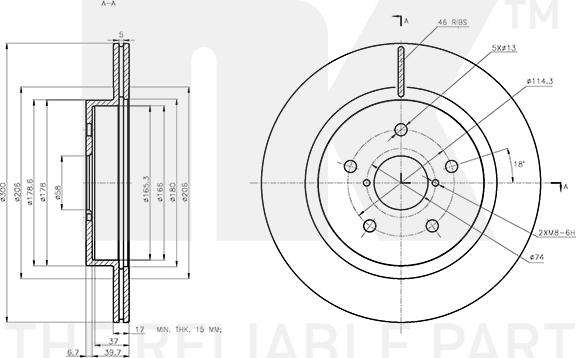 NK 314427 - Kočioni disk www.molydon.hr